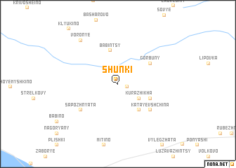 map of Shunki