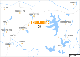 map of Shunlinqiao