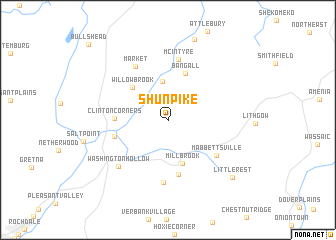 map of Shunpike