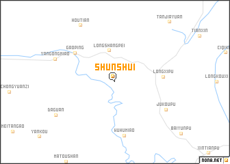 map of Shunshui