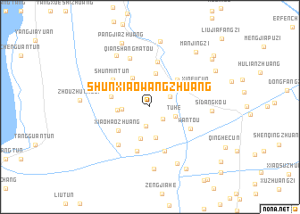 map of Shunxiaowangzhuang