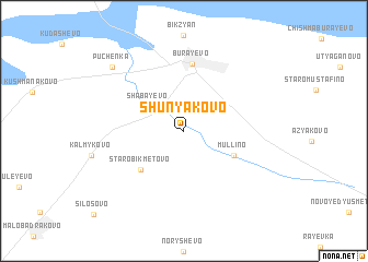 map of Shunyakovo