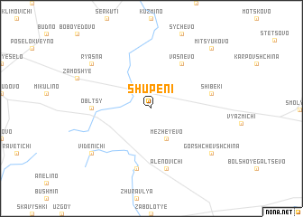 map of Shupeni