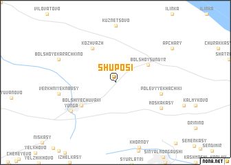 map of Shuposi