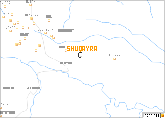 map of Shuqayrāʼ