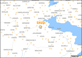 map of Shuqi