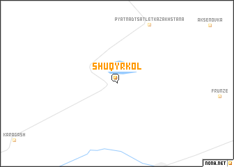 map of Shuqyrköl