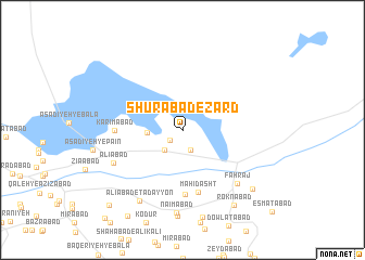 map of Shūrābād-e Zard