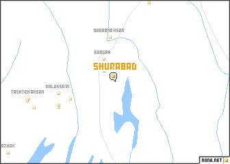map of Shūrābād