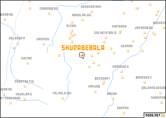 map of Shūrāb-e Bālā