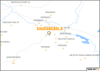 map of Shūrāb-e Bālā