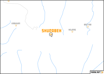 map of Shūrābeh