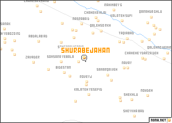 map of Shūrāb-e Jahān