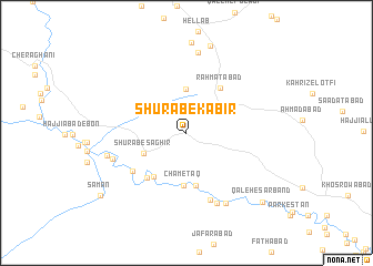 map of Shūrāb-e Kabīr