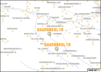 map of Shūrāb-e ‘Olyā