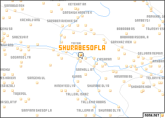 map of Shūrāb-e Soflá