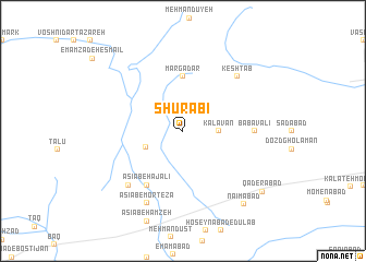 map of Shūr Ābī