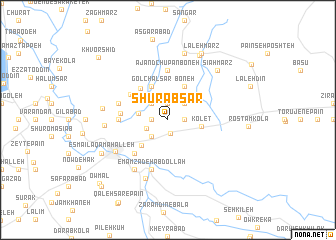 map of Shūr Āb Sar