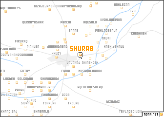 map of Shūrāb