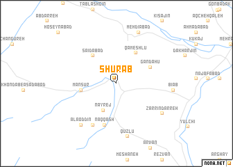 map of Shūrāb