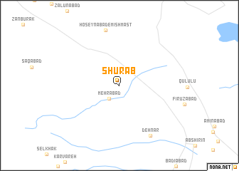 map of Shūr Āb