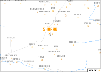 map of Shūr Āb