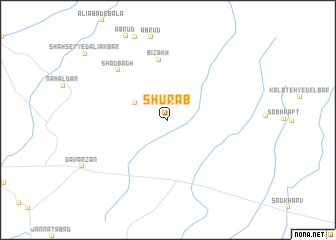 map of Shūrāb