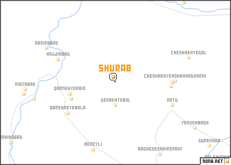 map of Shūrāb