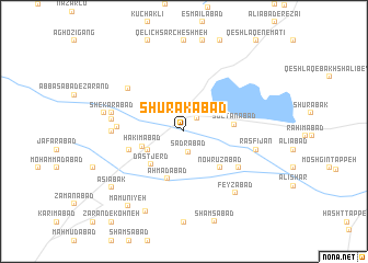 map of Shūrakābād