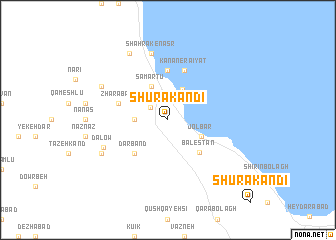 map of Shūrākandī