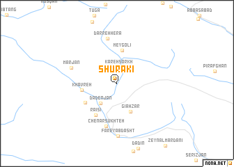 map of Shūrakī