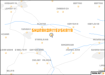 map of Shura-Kopiyevskaya