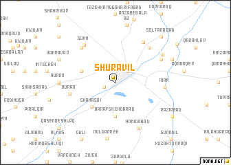 map of Shūrāvīl