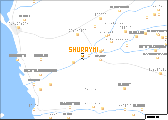 map of Shuraymī