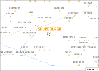 map of Shūr Bolāgh