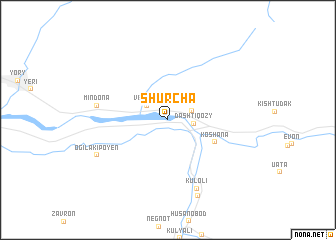 map of Shŭrcha