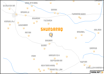 map of Shūr Daraq