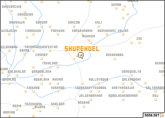 map of Shūreh Del