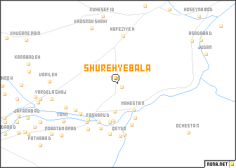 map of Shūreh-ye Bālā
