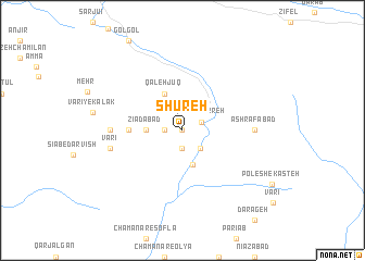 map of Shūreh