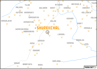 map of Shūrek Chāl