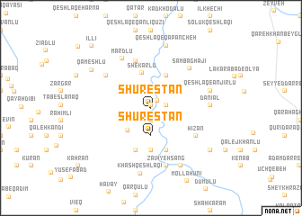 map of Shūrestān