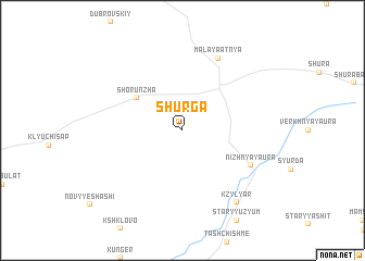 map of Shurga