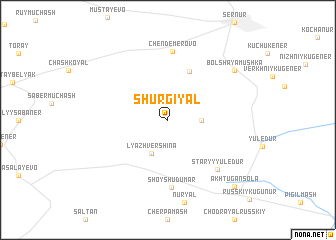 map of Shurgiyal