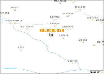 map of Shurgovazh