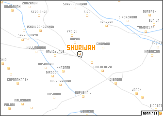 map of Shūrījah