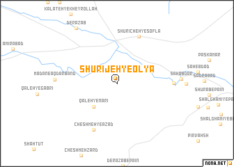 map of Shūrījeh-ye ‘Olyā