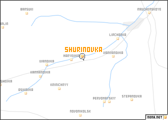 map of Shurinovka