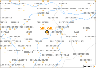 map of Shūrjeh