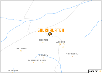 map of Shūr Kalāteh